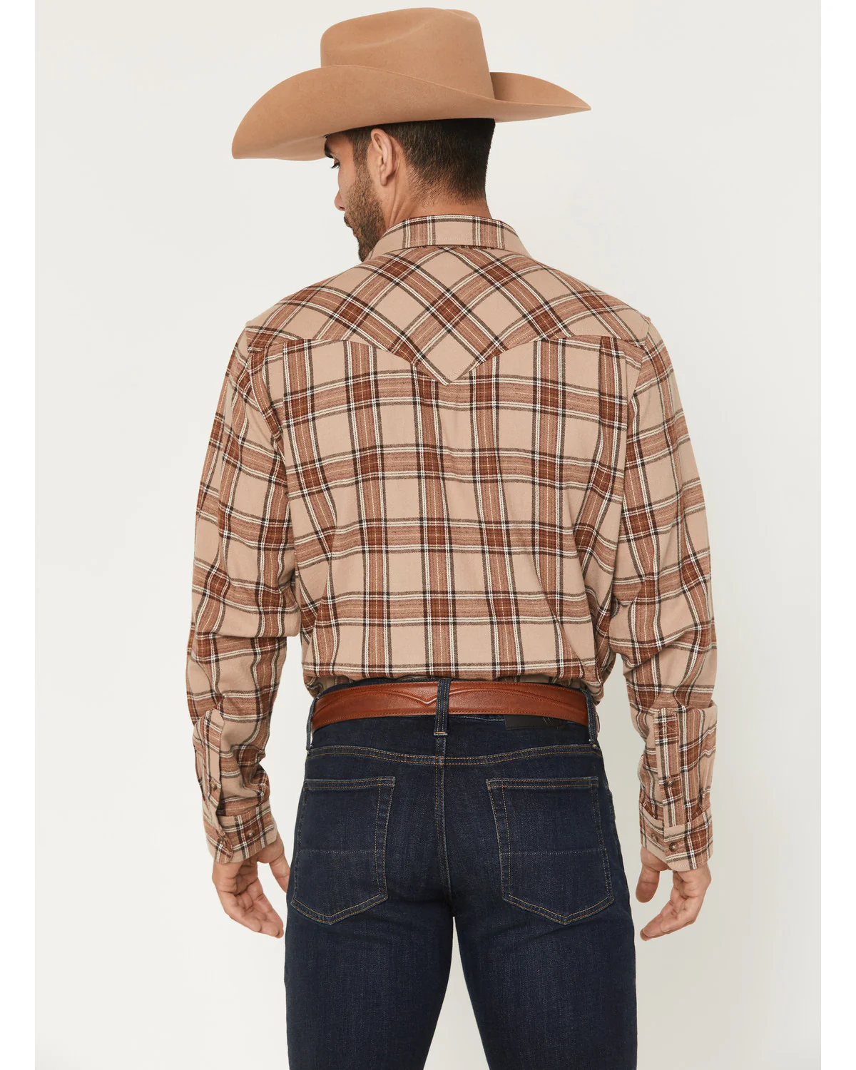 Cody James Black 1978™ Men's Brenden Plaid Print Long Sleeve Button-Down Flannel Shirt - Image 4