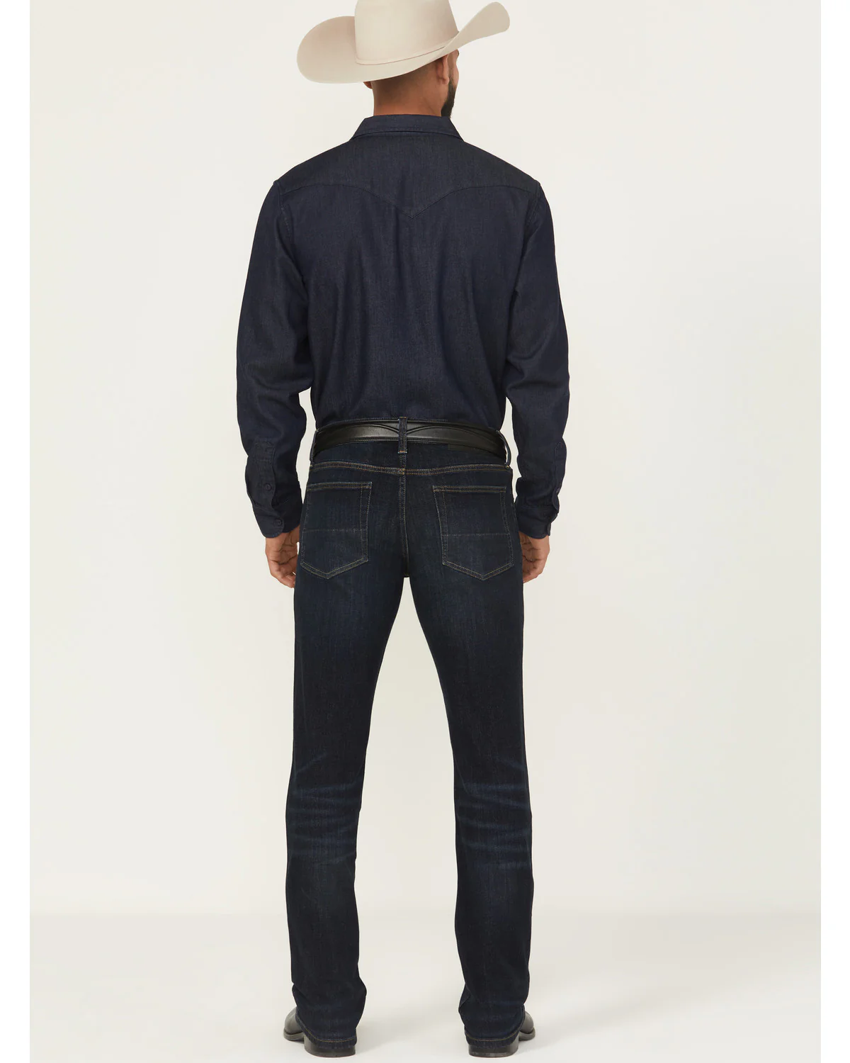 Cody James Black 1978™ Men's Jericho Wash Tyler Slim Straight Stretch Denim Jeans - Image 3