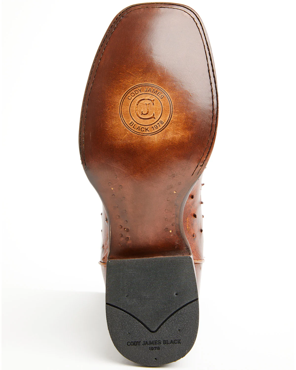 Cody James Black 1978® Men's The Hayward Exotic Ostrich Western Boots - Broad Square Toe - Image 7