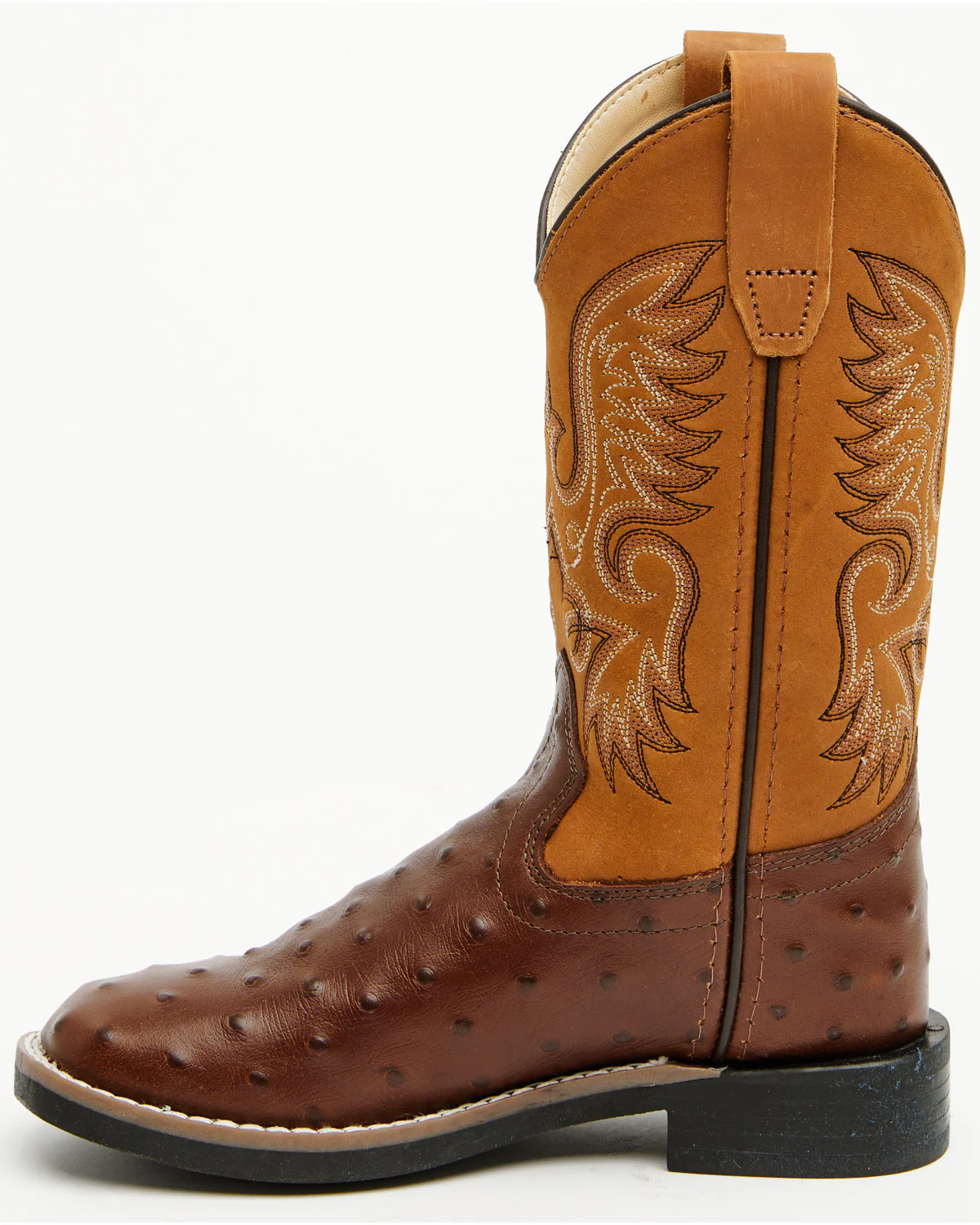 Cody James Boys' Dean Ostrich Print Western Boots - Broad Square Toe - Image 3