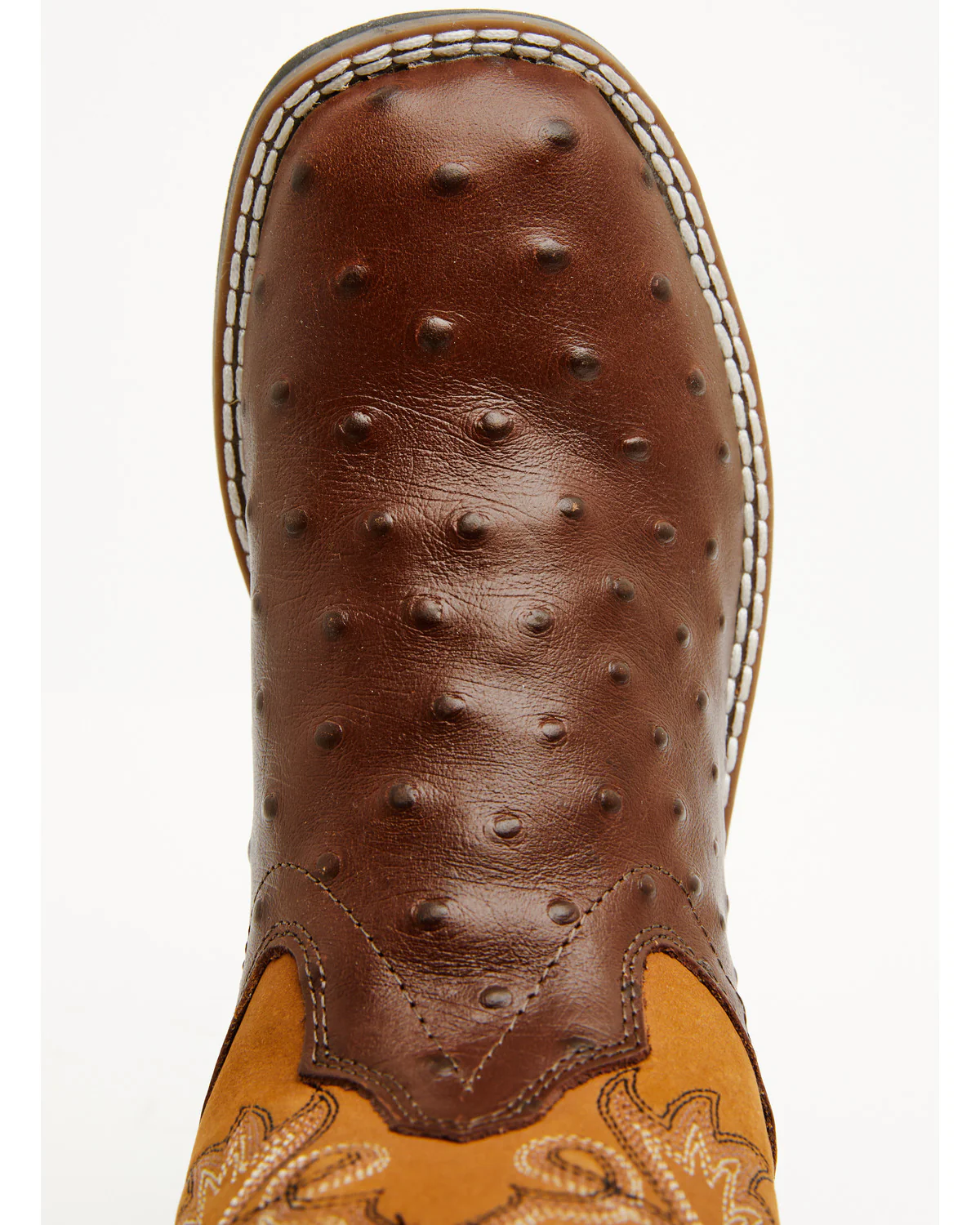 Cody James Boys' Dean Ostrich Print Western Boots - Broad Square Toe - Image 6