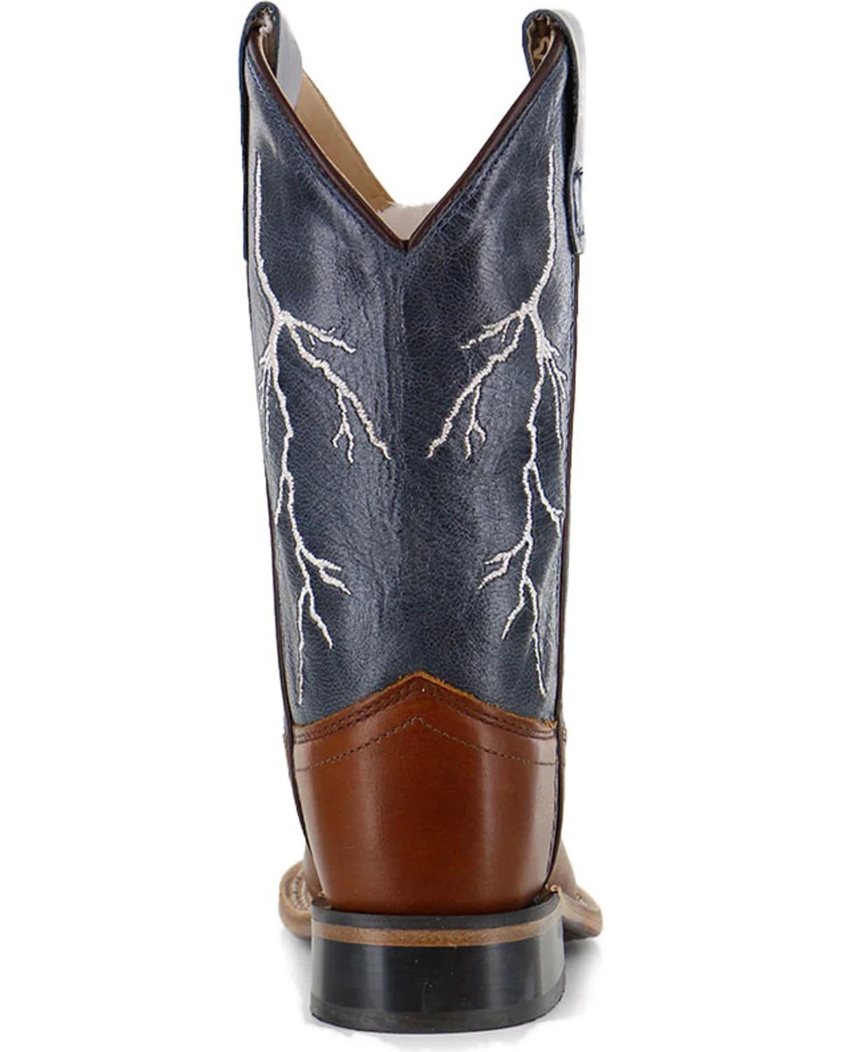 Cody James Boys' Lightening Embroidered Western Boots - Square Toe - Image 7