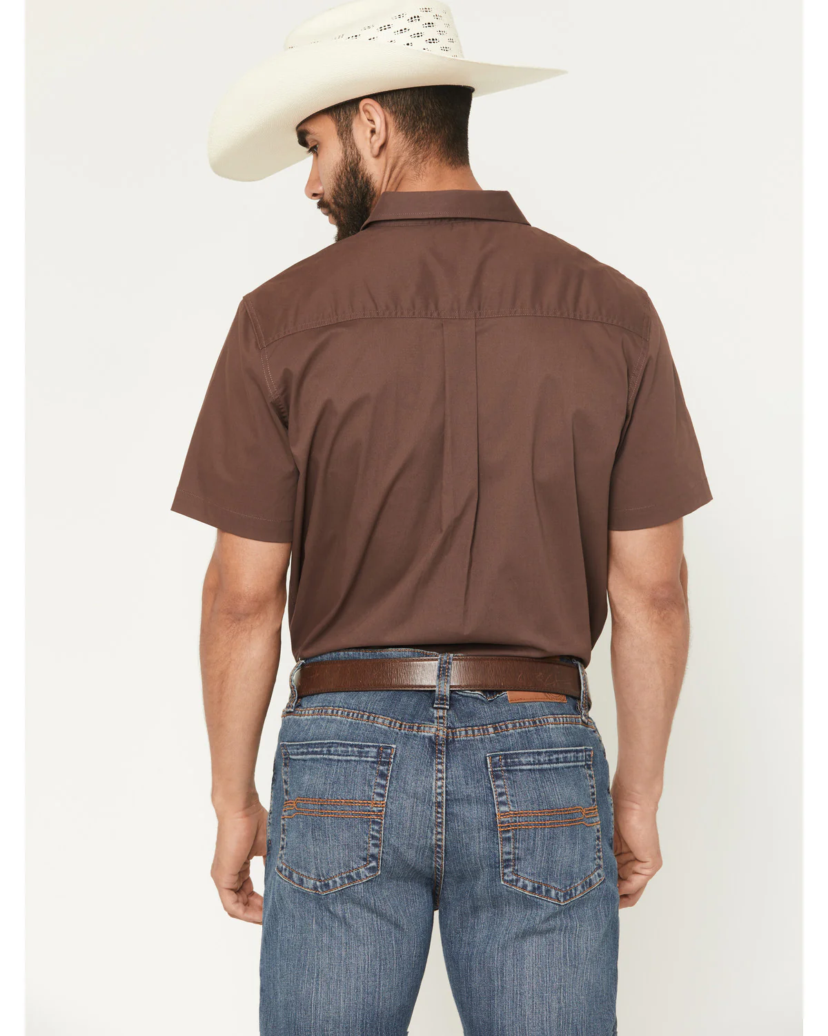 Cody James Men's Basic Twill Short Sleeve Button-Down Stretch Western Shirt - Image 4