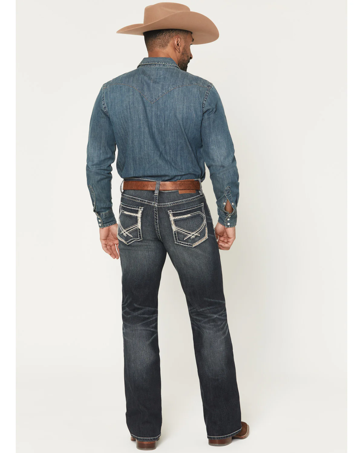 Cody James Men's Cayanne Wash Duke Relaxed Bootcut Stretch Denim Jeans - Image 3