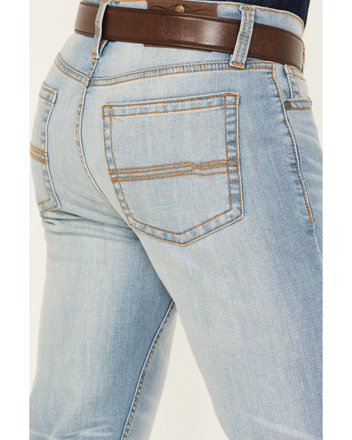 Cody James Men's Cowboy Wash Jackson Slim Straight Stretch Denim Jeans - Image 4