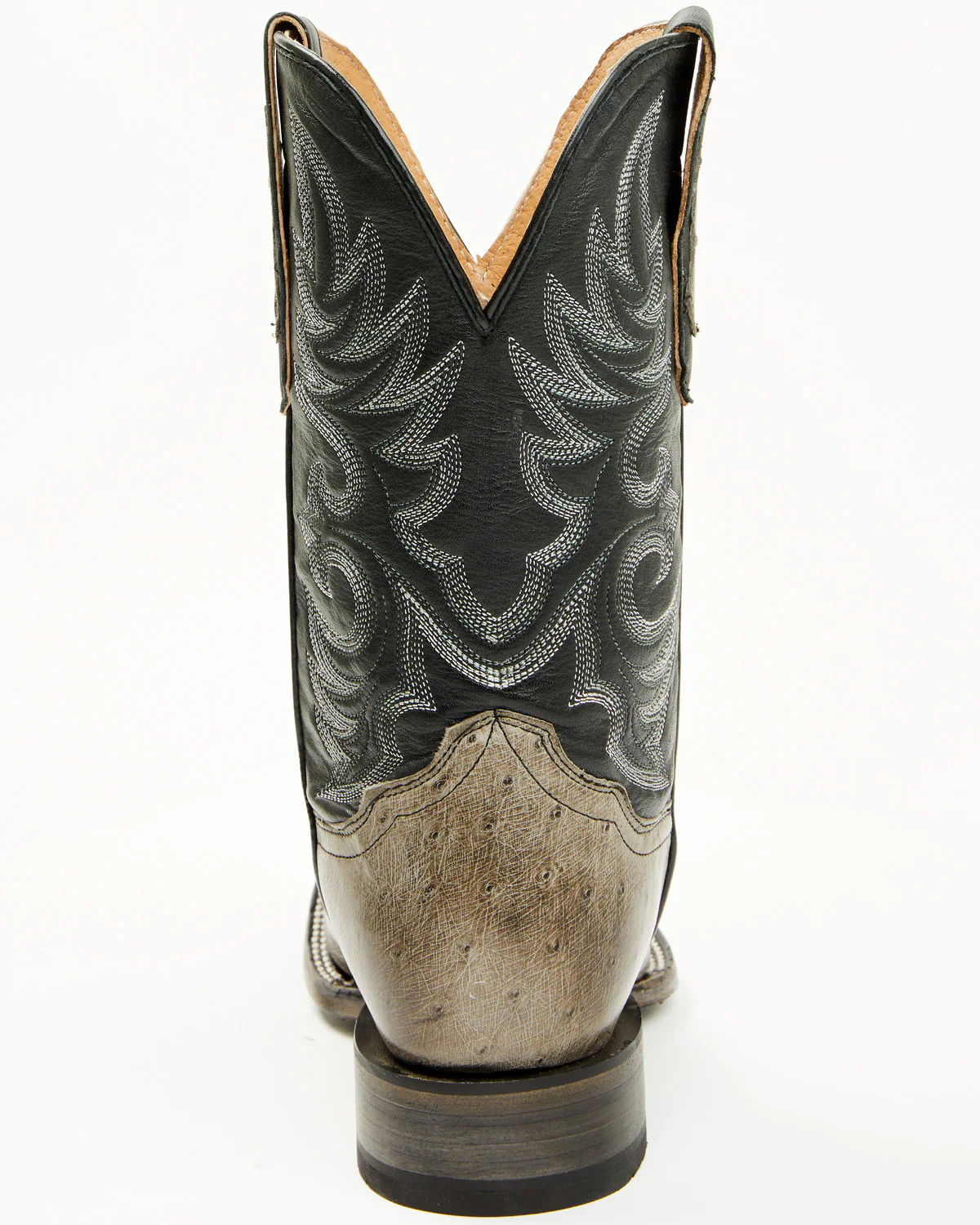 Cody James Men's Exotic Ostrich Belly Western Boots - Broad Square Toe - Image 5