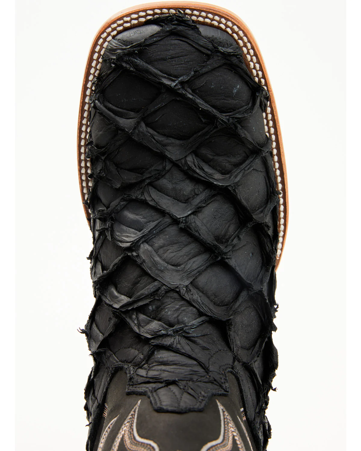 Cody James Men's Exotic Pirarucu Western Boots - Broad Square Toe - Image 6