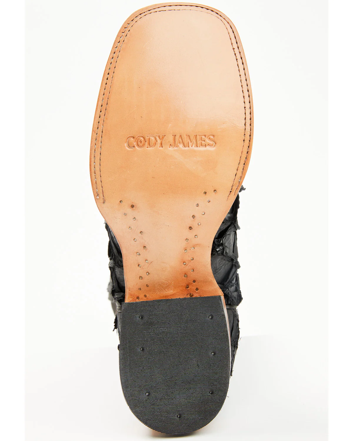 Cody James Men's Exotic Pirarucu Western Boots - Broad Square Toe - Image 7