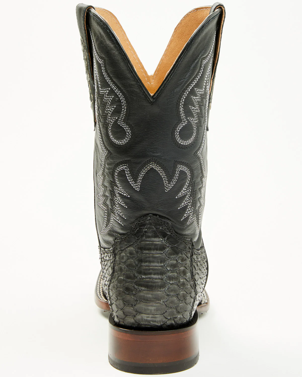 Cody James Men's Exotic Python Western Boots - Broad Square Toe - Image 5
