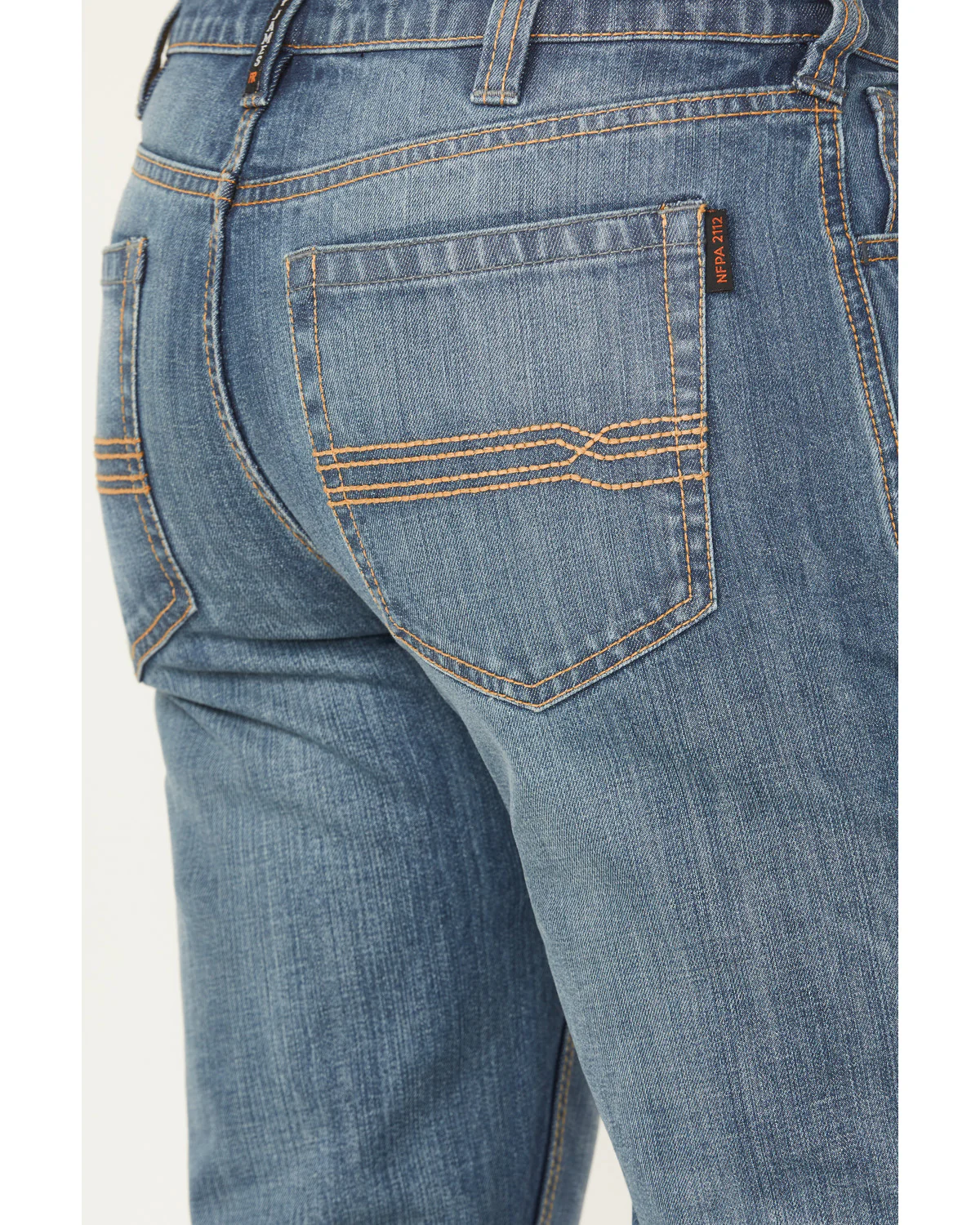 Cody James Men's FR Light Wash Equalizer Straight Denim Work Jeans - Image 4