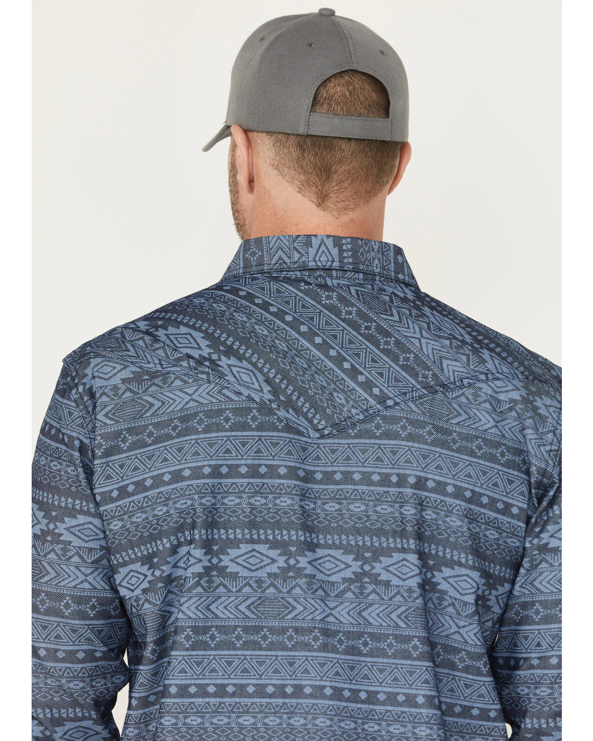 Cody James Men's FR Southwestern Print Lightweight Long Sleeve Snap Western Work Shirt - Image 4