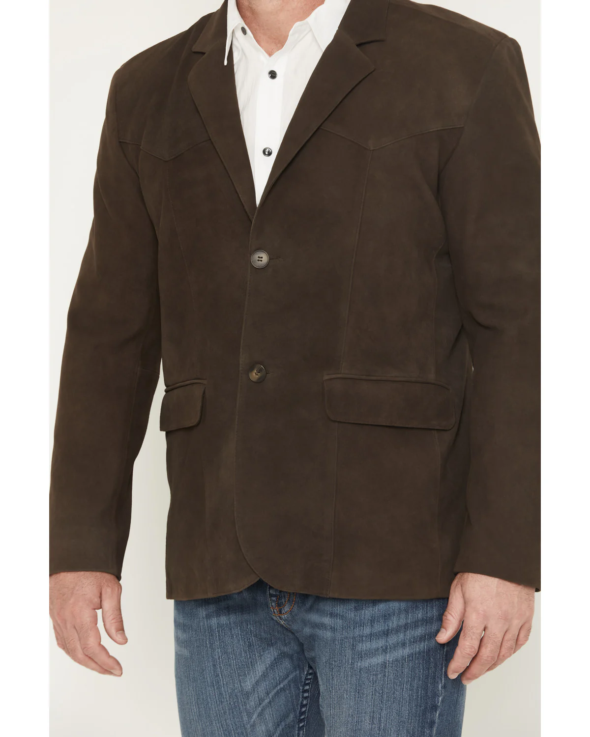 Cody James Men's Genuine Suede Leather Blazer - Image 3