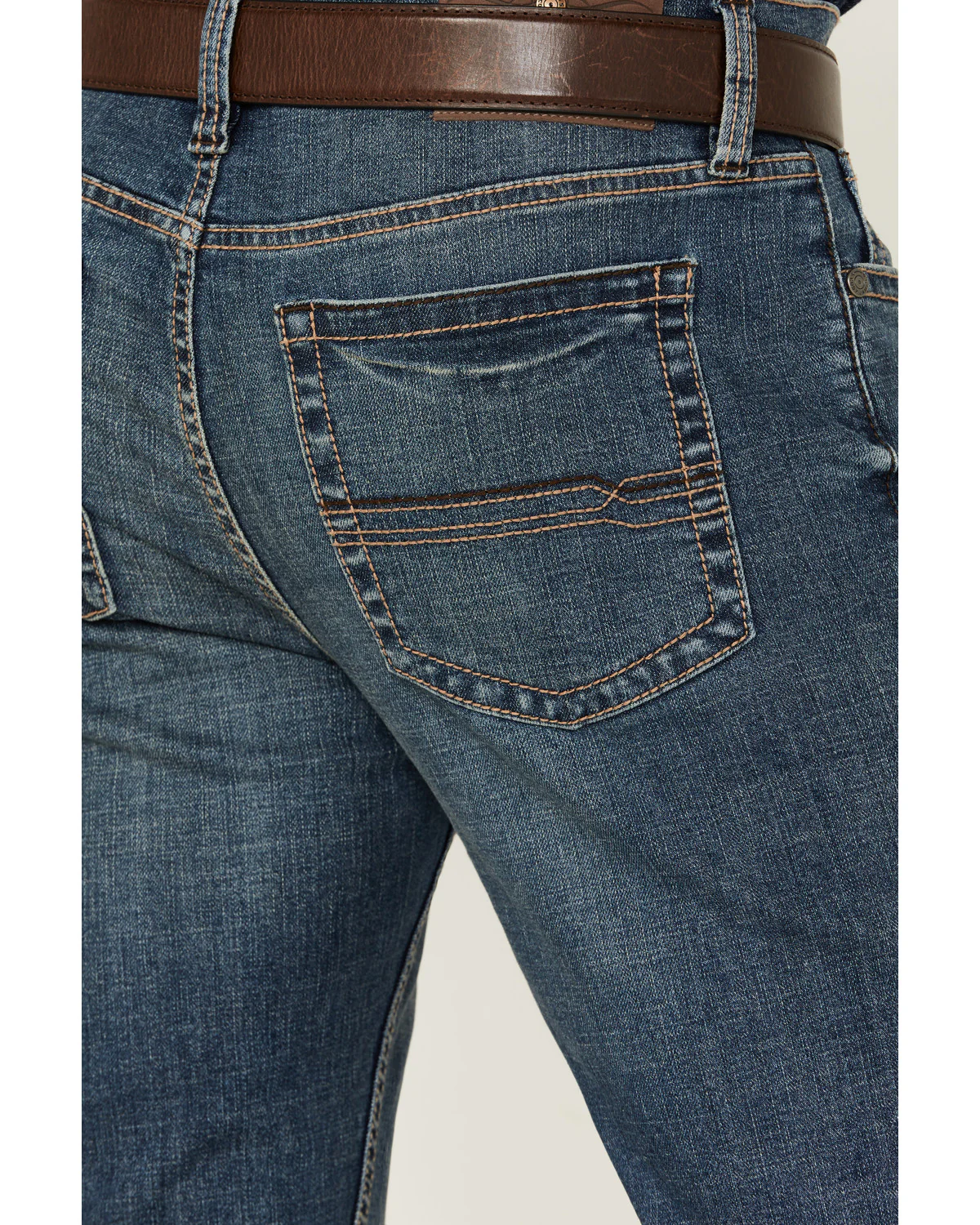Cody James Men's Grullo Wash Jackson Slim Straight Stretch Denim Jeans - Image 4