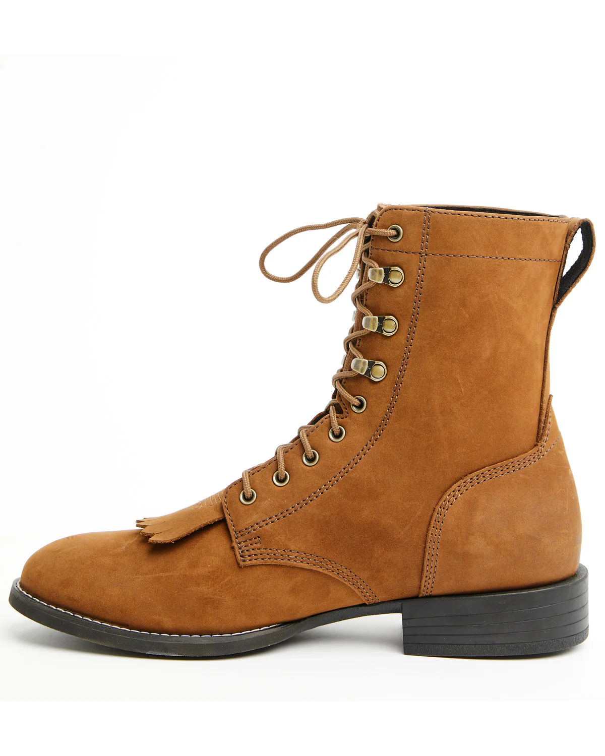 Cody James Men's 8" Highland Distressed Lace-Up Boots - Round Toe - Image 3