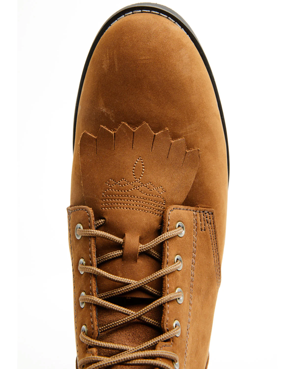 Cody James Men's 8" Highland Distressed Lace-Up Boots - Round Toe - Image 6