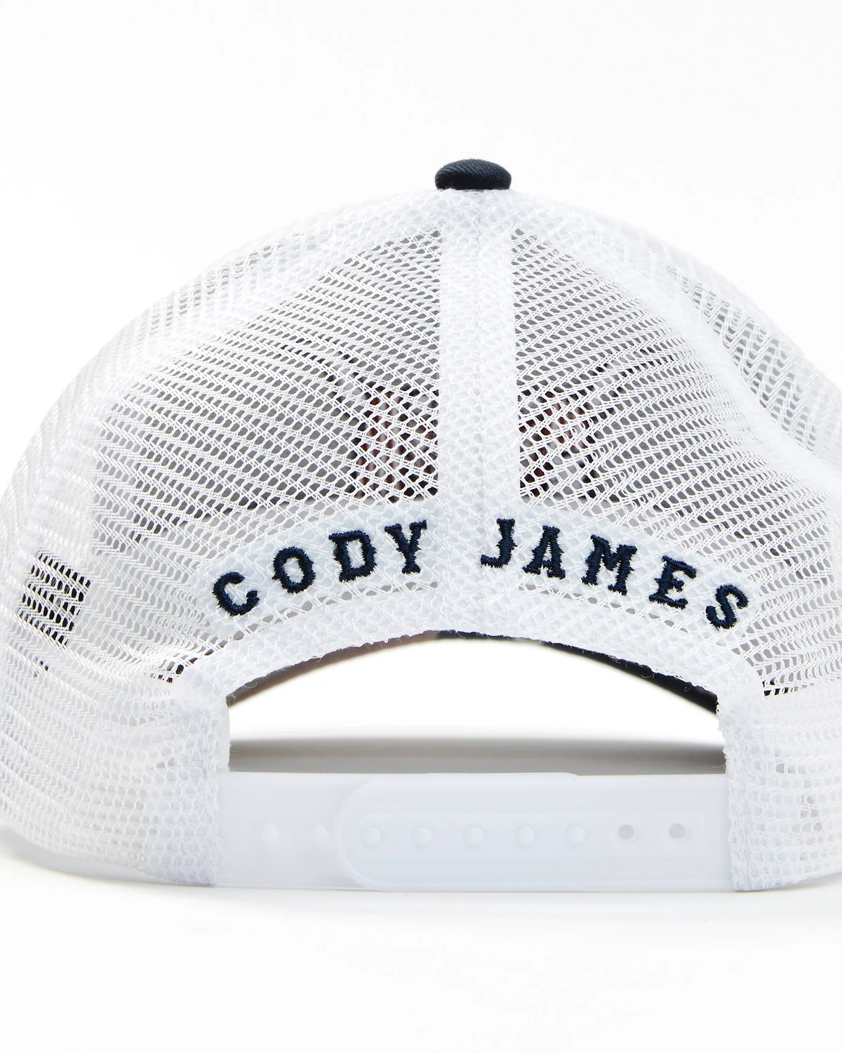 Cody James Men's Long Horn Skull Flag Embroidered Ball Cap - Image 3
