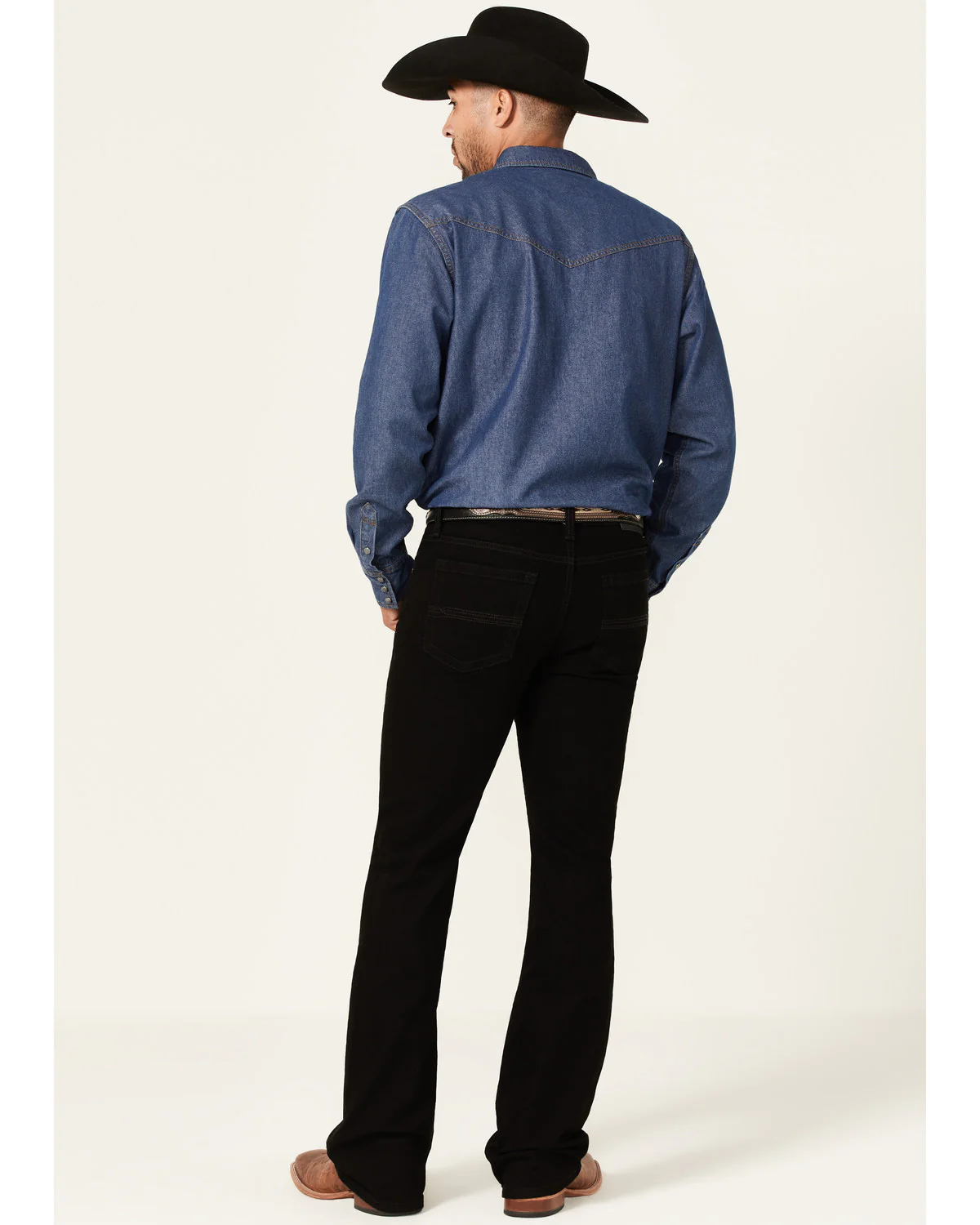 Cody James Men's Night Rider Wash Wyatt Slim Bootcut Stretch Denim Jeans - Image 3