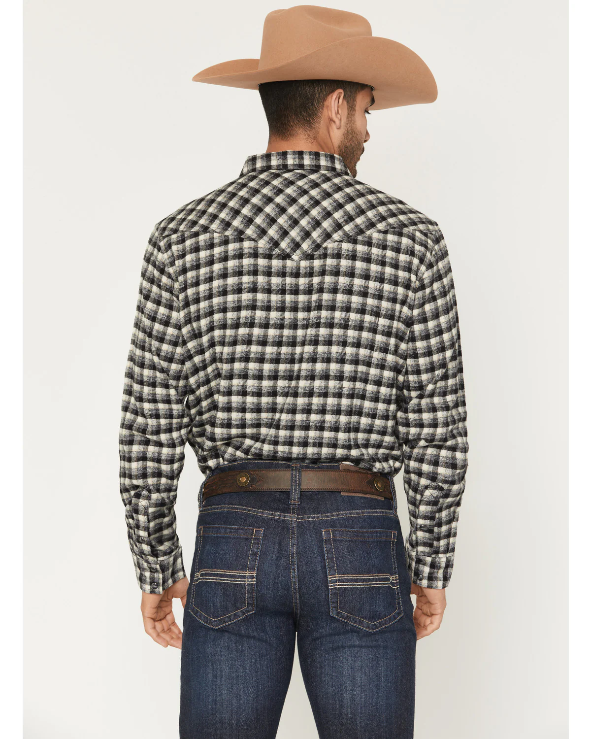 Cody James Men's Ozark Highlands Plaid Print Long Sleeve Snap Flannel Shirt - Image 4