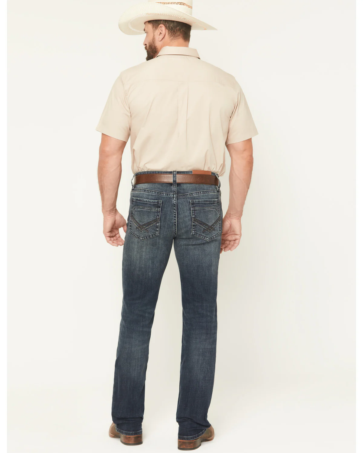 Cody James Men's Poncho Wash Jackson Slim Straight Stretch Denim Jeans - Image 3