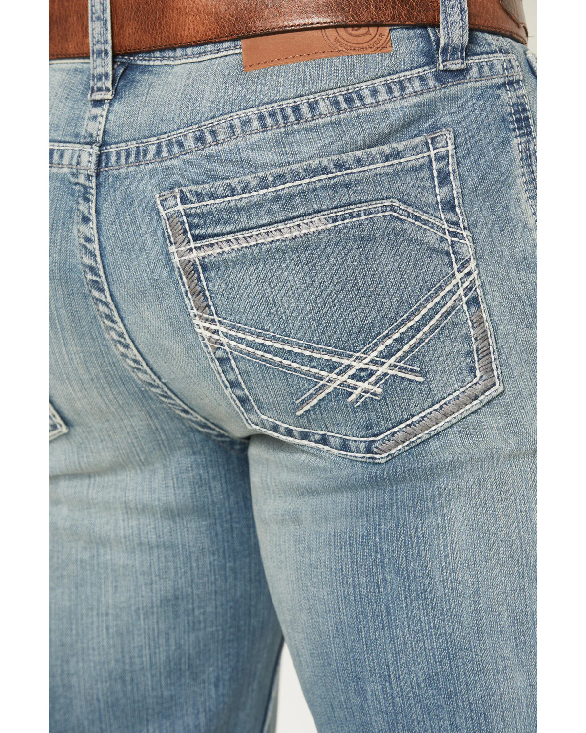 Cody James Men's Rattler Wash Wyatt Slim Bootcut Stretch Denim Jeans - Image 4