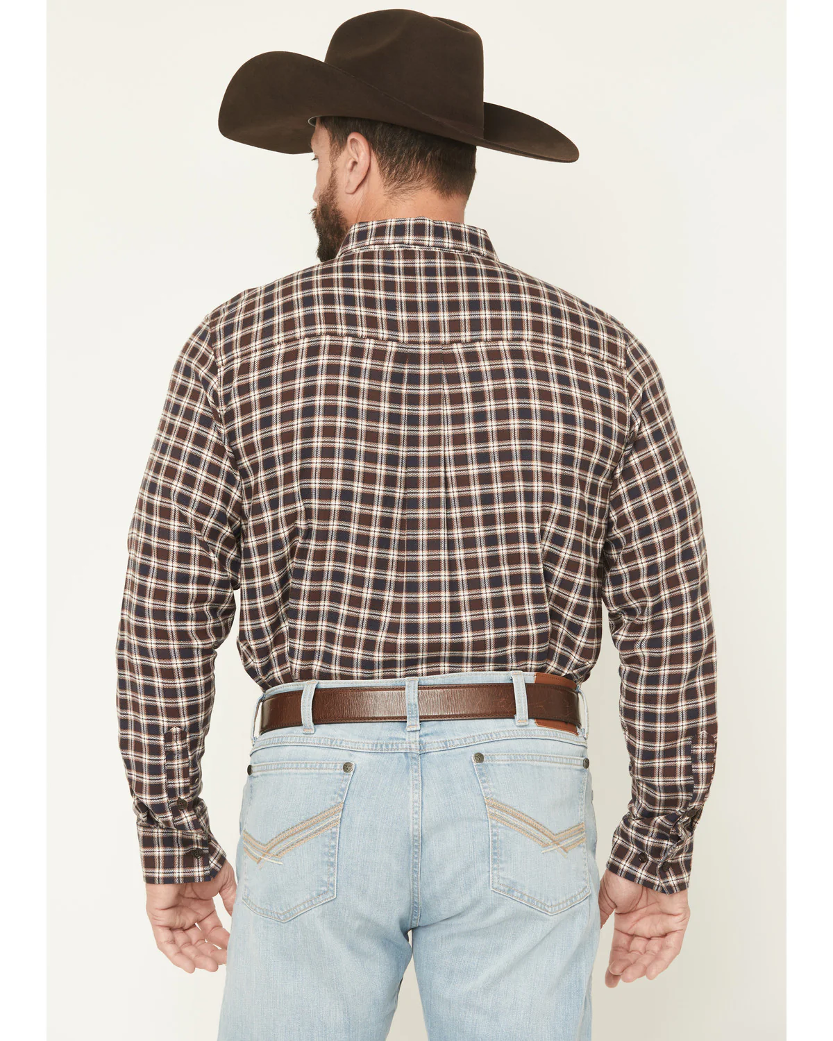 Cody James Men's Rodeo Ridge Plaid Print Long Sleeve Button-Down Stretch Western Shirt - Image 4