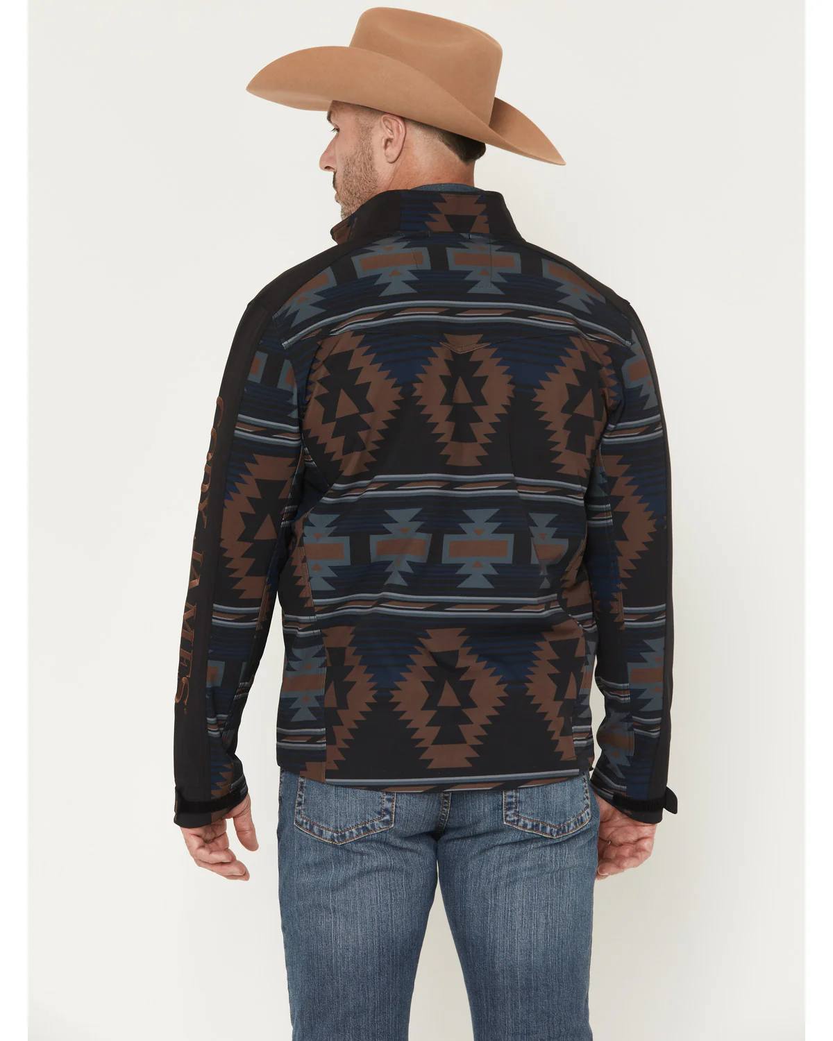 Cody James Men's Southwestern Print Softshell Jacket - Image 4