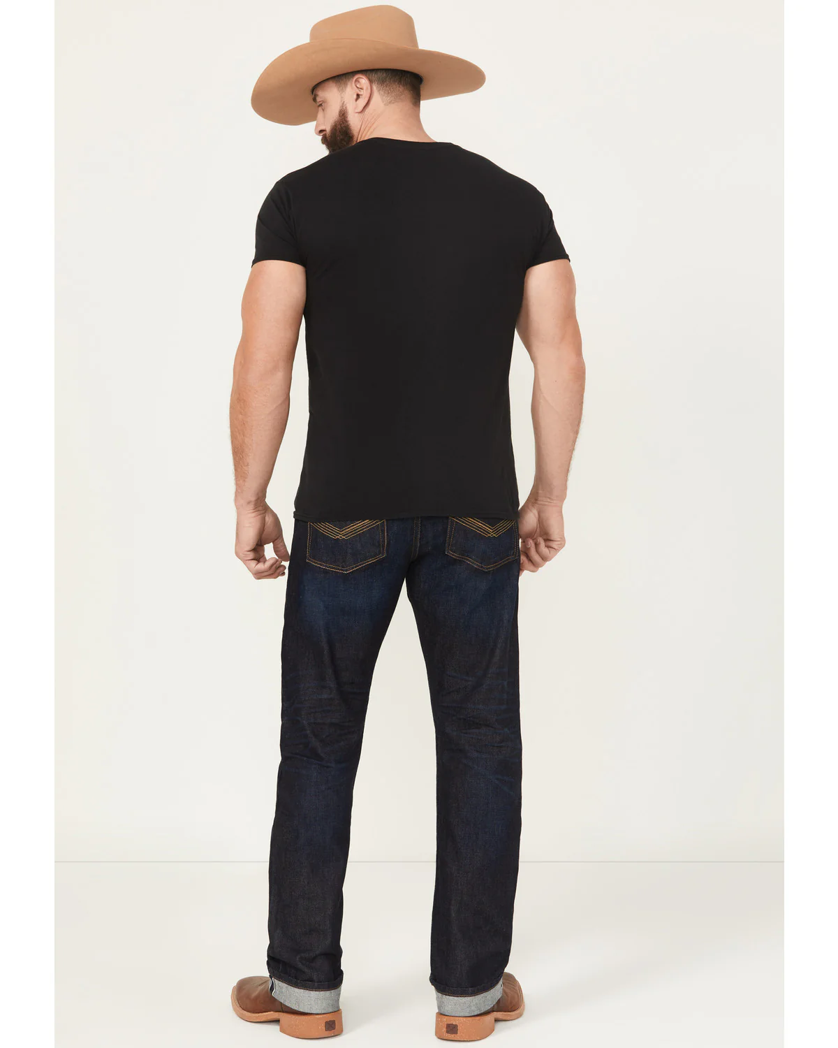 Cody James Men's Tucson Wash Jackson Slim Straight Selvedge Rigid Denim Jeans - Image 3