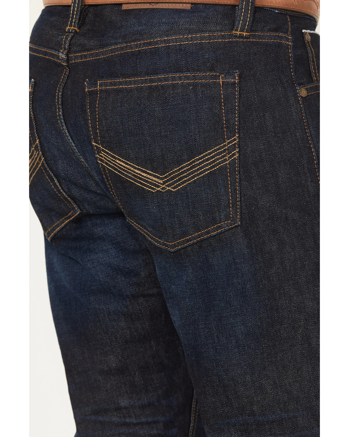 Cody James Men's Tucson Wash Jackson Slim Straight Selvedge Rigid Denim Jeans - Image 4