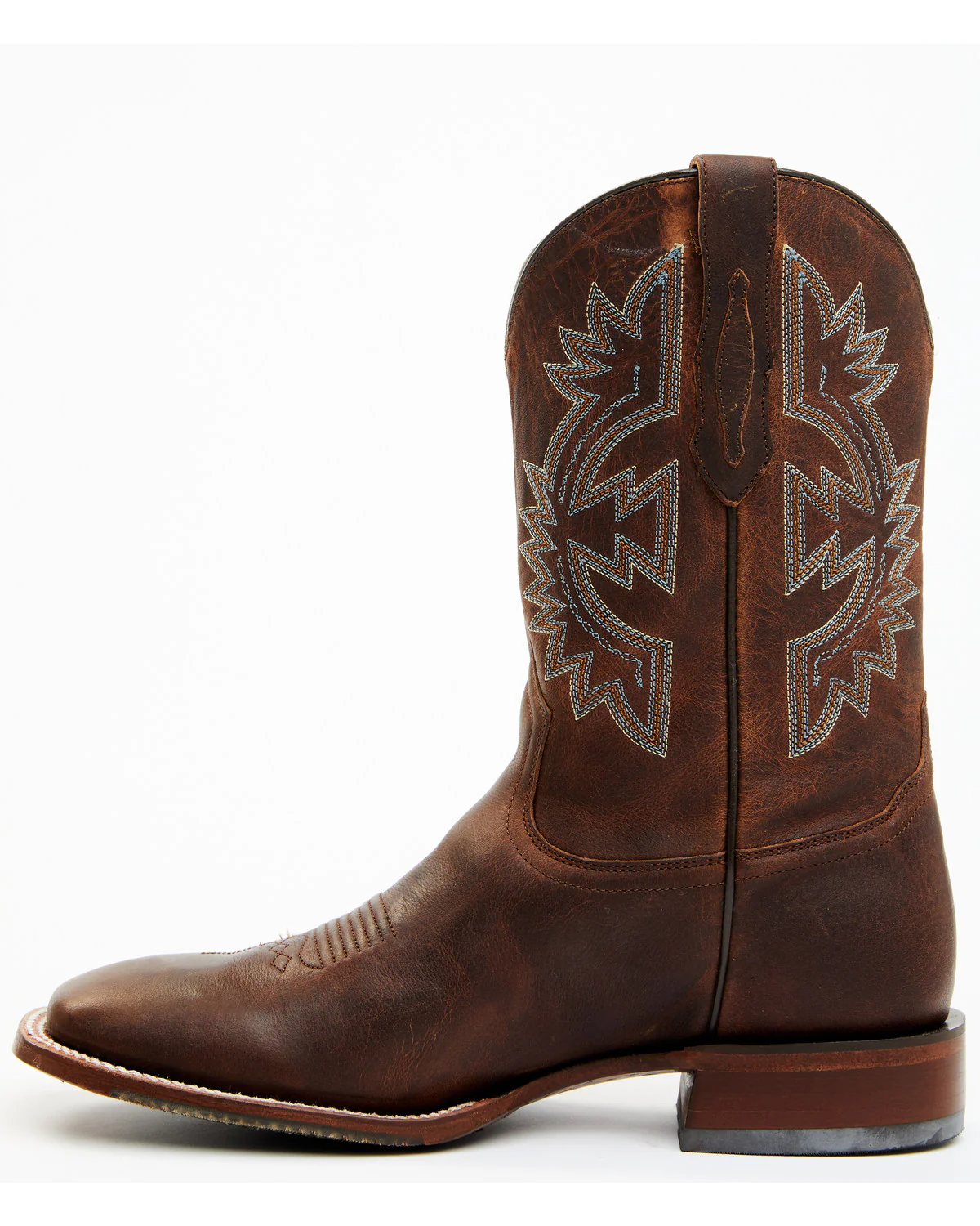 Cody James Men's Walnut Western Boots - Broad Square Toe - Image 3