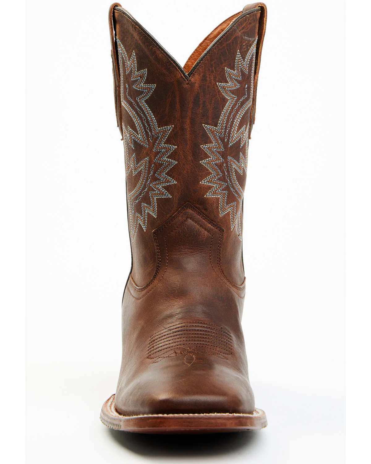 Cody James Men's Walnut Western Boots - Broad Square Toe - Image 4