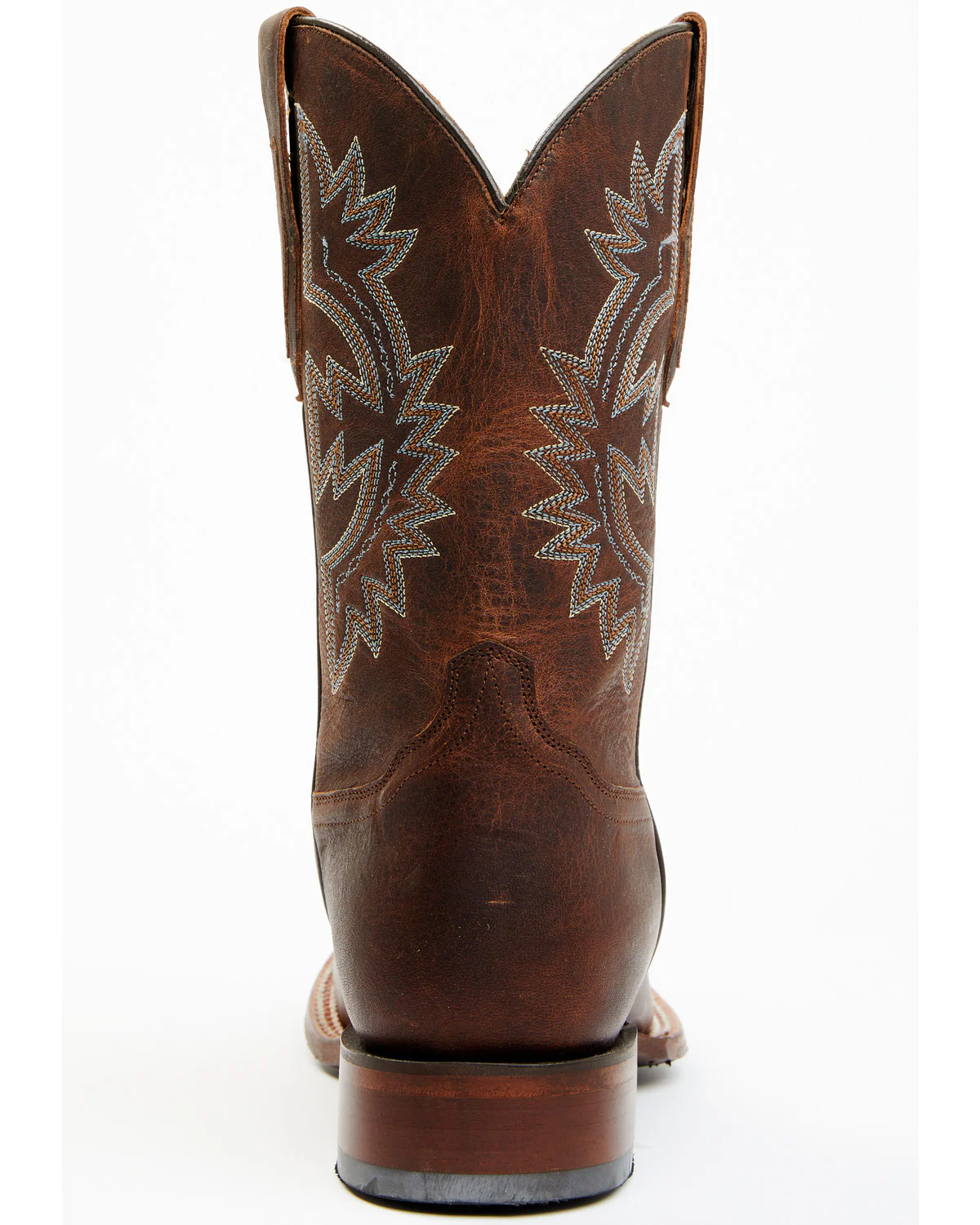 Cody James Men's Walnut Western Boots - Broad Square Toe - Image 5