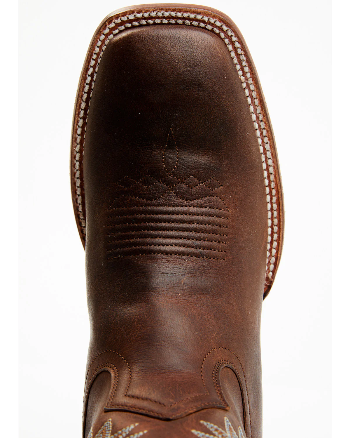 Cody James Men's Walnut Western Boots - Broad Square Toe - Image 6